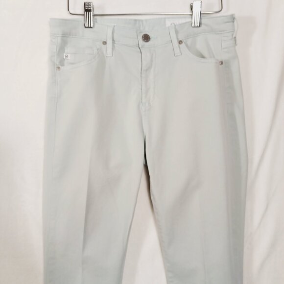 AG, Prima Crop Cigarette Leg, Mint Jeans, Size 28R, Mid Rise, Slim Fit - Picture 5 of 15